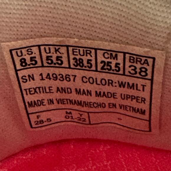 Skechers D'Lux Walker Rainbow Walking Shoes Slip On 149367 Womens Size 8.5 - Picture 12 of 12